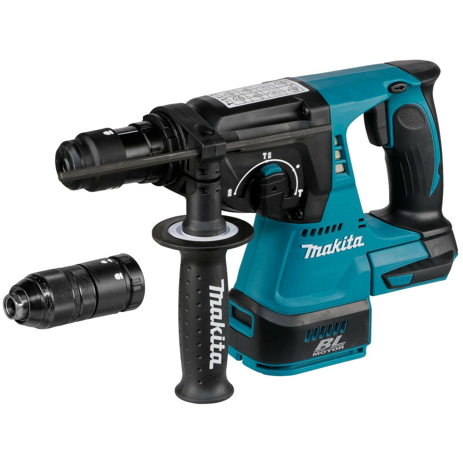 Makita DHR243ZJ Aku kombinované kladivo Li-ion LXT 18V,bez aku v kufru