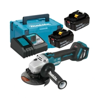 Makita DGA513RTJ Aku úhlová bruska 125mm s regulací Li-ion 18V,  2x5.0Ah